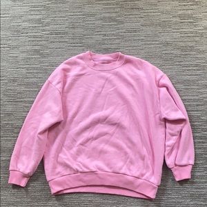 Pink crew neck